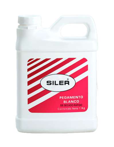 [SLRAD40ARSB1] SILER ADHESIVO BLANCO ARTESANAL ETIQUETA ROSA 1KG