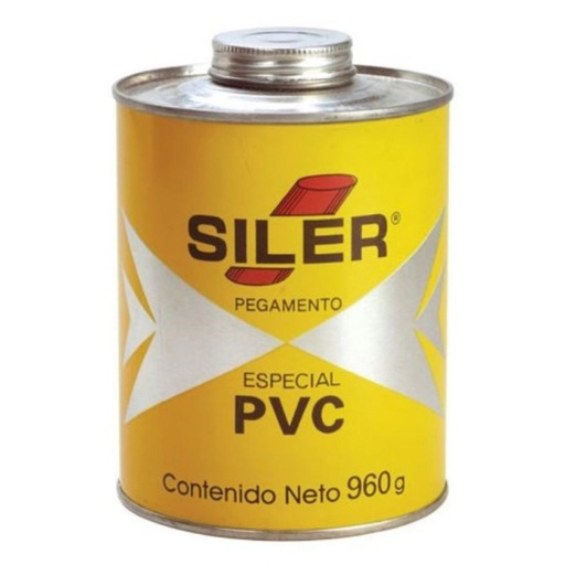 [SLRADP15VC960] SILER ADHESIVO P/TUBERÍAS PVC AMARILLO 960GR (9608)