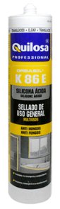 [QLSK92T3148] SILICÓN QUILOSA K-92 USO GENERAL TRANSPARENTE 280ML