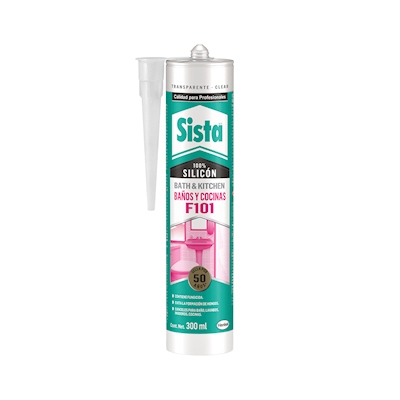 [HESDC101BC300B] SISTA F101 BAÑOS Y COCINAS BLANCO 300ML