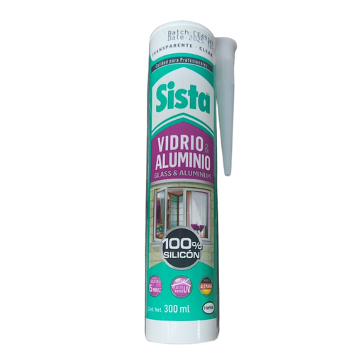 [HESDC107VA300] SISTA F107 VIDRIO Y ALUMINIO TRANSPARENTE 300ML