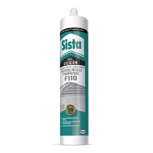 [HESDC110M300T] SISTA F110 FUSIÓN PLÁSTICOS, METALES Y MAMPOSTERÍA TRANSPARENTE 300ML