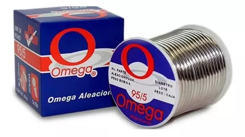 [SO95/5] SOLDADURA SÓLIDA OMEGA AZUL 95/5 450GR (H)