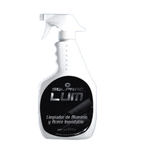 [SL-LUMLIAL1LT] SOLPRAC LUM LIMPIA ALUMINIO C/ATOMIZADOR 1LT