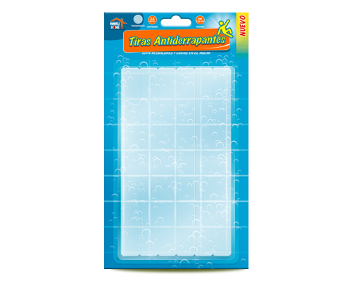 [FAATAN72272] TIRA ANTIDERRAPANTE FANDELI USO GENERAL TRANSPARENTE 19 X 1.9CM C/24PZ (72272)