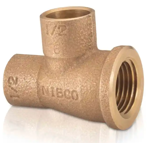 [IU-TERIL24] IUSA TEE ROSCA INTERIOR LATERAL COBRE 1" (600674)(H)