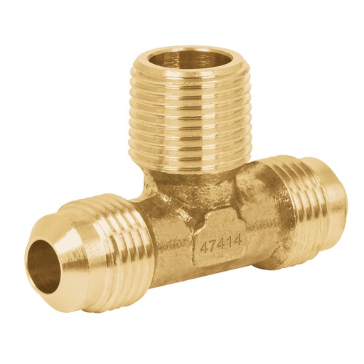[IU-TEG101010] IUSA TEE TERMINAL AL CENTRO 3/8" LATÓN (312056) (H)