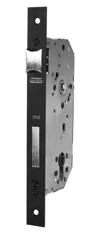 [PHTMMX8920] MECANISMO TESA 4030 NEGRO P/CERRADURA DE EMBUTIR DE PASADOR C/PICAPORTE S/MANIJA S/CILINDRO (MX89720)