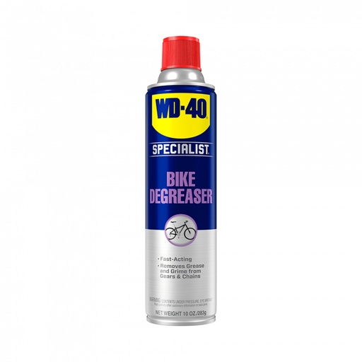 [MMWD40-BLDC10] WD-40 10 OZ BIKE LIMPIADOR Y DESENGRASANTE DE CADENAS (390241) 