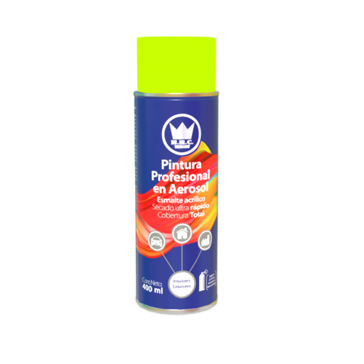 [PA41PLASTPN6] AEROSOL ACRÍLICO AMARILLO FLUORESCENTE 400ML (CPA23)