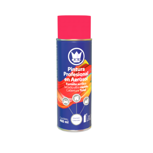 [PA41PLASTPN5] AEROSOL ACRÍLICO ROJO METÁLICO 400ML (CPA28)