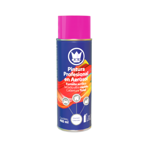 [PA41PLASTPN7] AEROSOL ACRÍLICO ROSA FLUORESCENTE 400ML (CPA22)