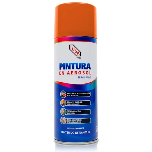 [IUXPAXNJ] IUSA PINTURA EN AEROSOL NARANJA 400ML (618821)(E)