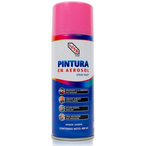 [IUXPAXRSM] IUSA PINTURA EN AEROSOL ROSA MEXICANO 400ML (618830)(E)