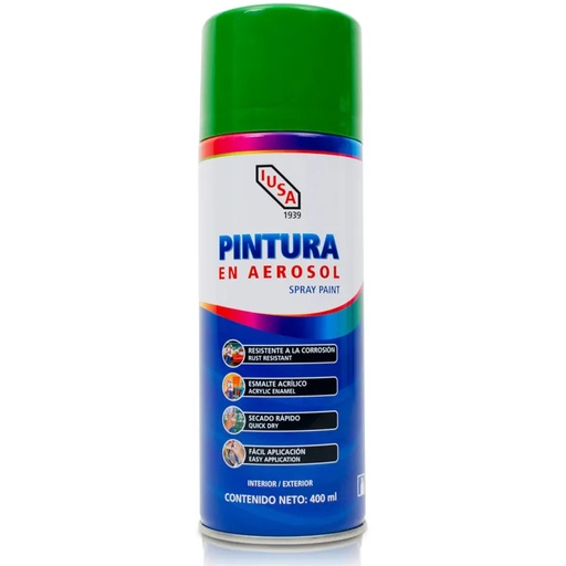 [IUXPAXVRE] IUSA PINTURA EN AEROSOL VERDE ECOLÓGICO 400ML (618834)(E)
