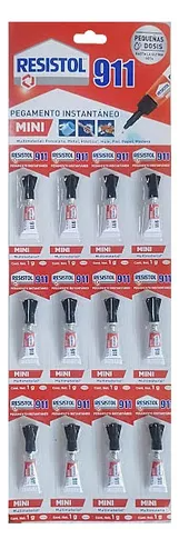 [HER911-MT12] RESISTOL 911 MINI TIRA C/12PZ 1GR (H)