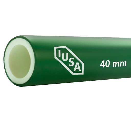 [IU-TCF05-003-800] IUSA TUBO PPR VERDE C-16 1" X 4M (223800)