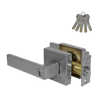 [YACEMACAST4980] CERRADURA CASTELLI YALE MANIJA BAÑO NÍQUEL SATINADO (MX4980)