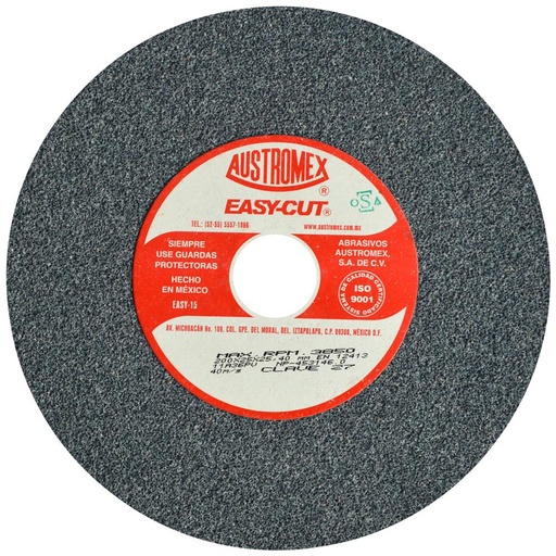 [AU693RAG0027] RUEDA USO GENERAL AUSTROMEX ECO 8" X 1 X 1 GRANO 36 (27)