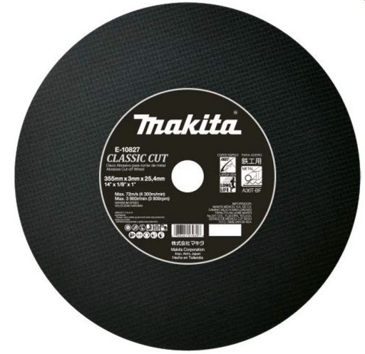 [MKTDSE-10827-25] DISCO MAKITA CORTE METAL 14" CLASSIC CUT (E-10827-25)(H)