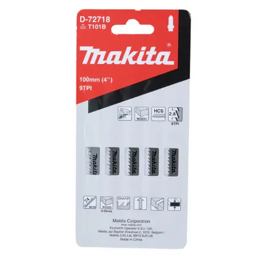 [MKTSEGT-D-72718] SEGUETA P/CALADORA MAKITA P/MADERA CORTE RECTO (B11) T101B C/5PZ (D-72718)