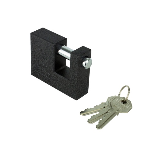 [PHCA110GC-MX7195] CANDADO PHILLIPS 110 HIERRO NEGRO BLISTER (MX7195)(H)