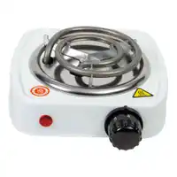 [IUPQ1E-619240] IUSA PARRILLA ELÉCTRICA BLANCA C/1 QUEMADOR MINI ESPIRAL (619240)(E)