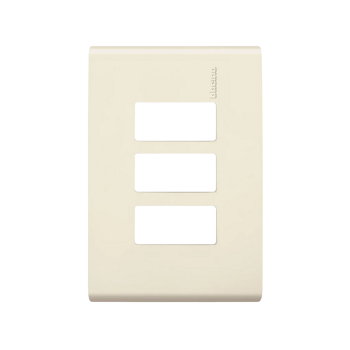 [BTMPPHE5N3PTLC] BTICINO MODUS PRO PLACA DE 3 MÓDULOS C/CHASIS DE RESINA CHAMPAGNE (E5N3PTLC)