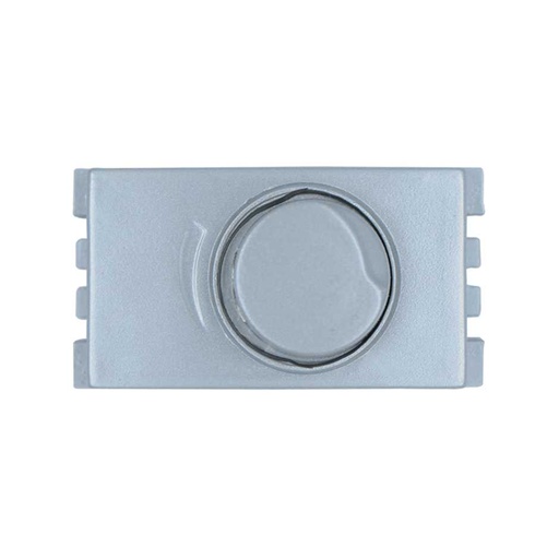 [SIZS-Q25P-17] DIMMER SIMON 160W P/LED DE 1 MÓDULO ALUMINIO MATE (2500313-033)(E)