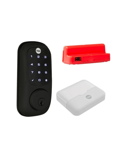 [YACDSMX-07G83401] CERROJO YALE REAL LIVING YRD226 + HUB + MÓDULO NEGRO (MX83401)