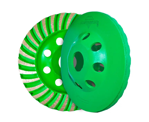 [AU842870] COPA TURBO DE DIAMANTE AUSTROMEX P/DESBASTE GRANITO-MÁRMOL 4-1/2” x 7/8” (870)(H) 