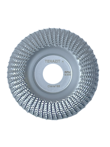 [AU819DMM196] DISCO DE METAL AUSTROMEX P/DESBASTE MADERA (CURVO) 4" X 7/8" (196)(H)